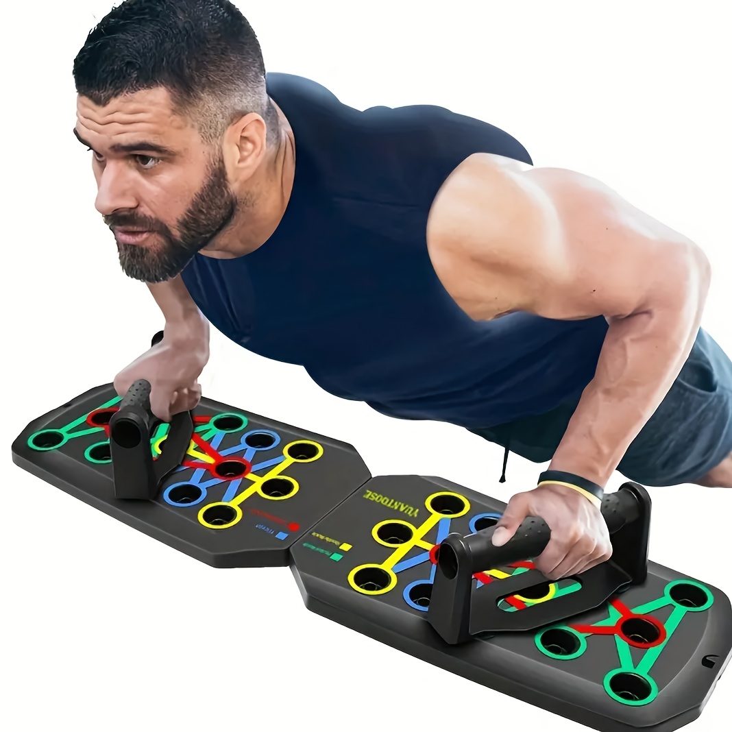 Push Up Board - Доска для отжиманий с 28 отверстиями,