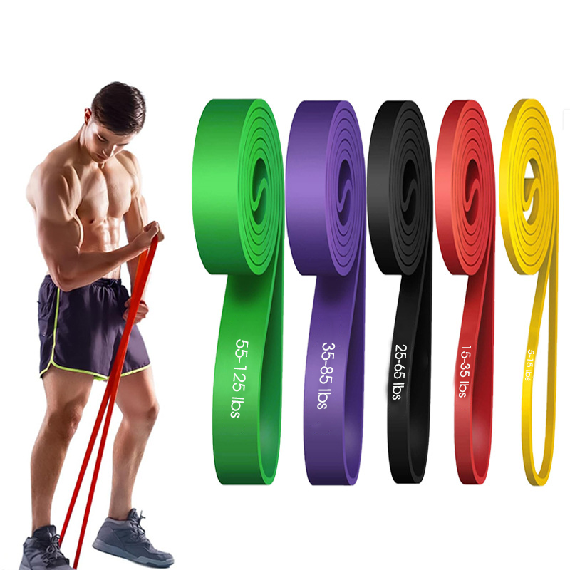 Набор из 5 эспандеров из ТПЭ,  – обзор и цена Yoga Fitness Resistance Band